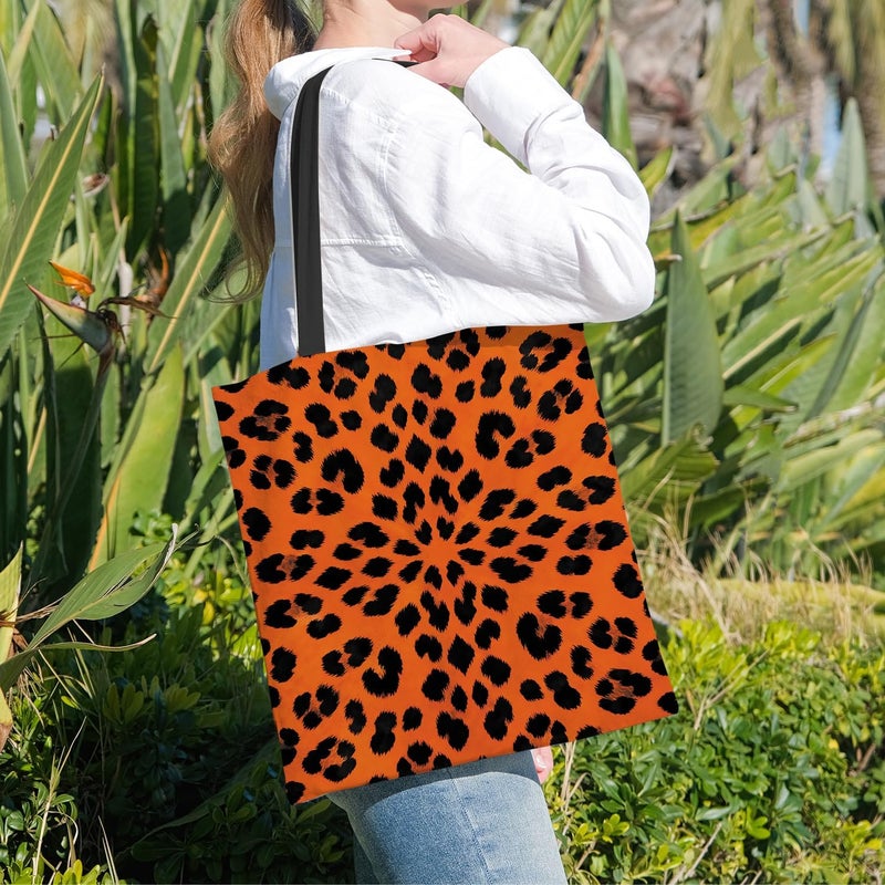 ANNA QUEEN Cat Tote Bag Shoulder Bag Handle Bag for Gym Yoga Picnic Beach Kitchen Reusable - Image 3